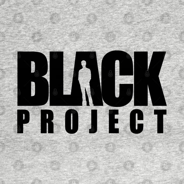 BLACK PROJECT BLACK LOGO by CrazyPencilComics